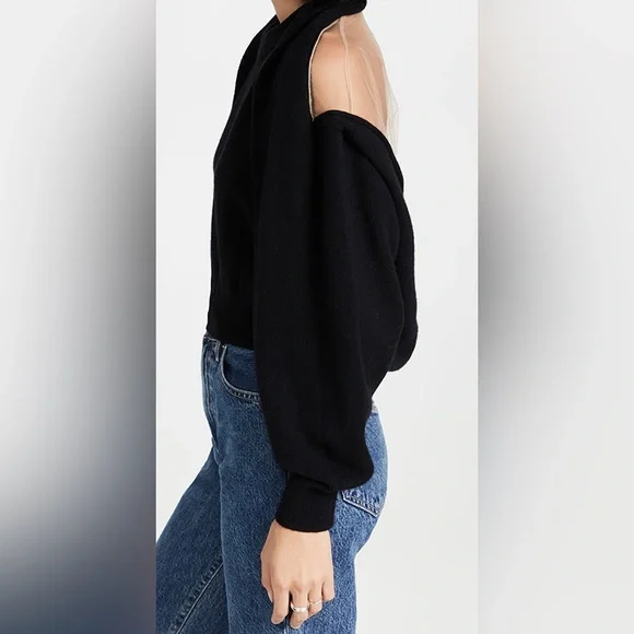 EUC Alexander Wang Over The Shoulder Drape Pullover Sweater $550 S
